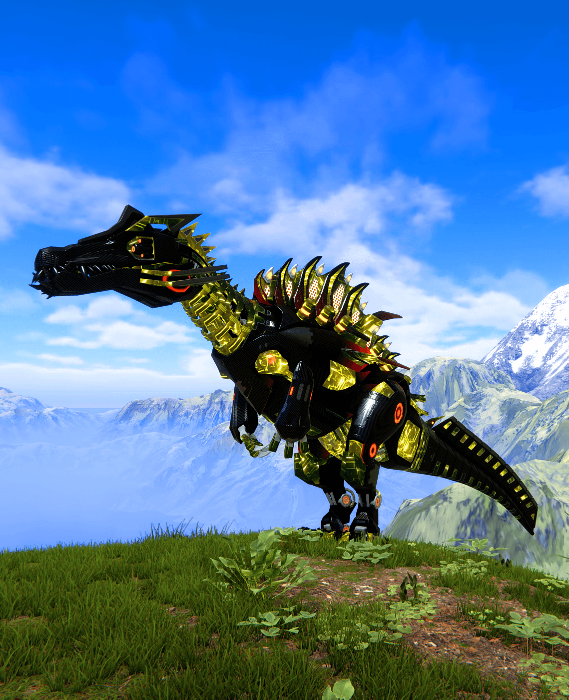 机械脊背龙巨兽